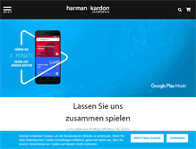 Tablet Screenshot of harmankardon.de